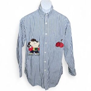 Acme Clothing Mens 90s Vintage Taz Looney Tunes Boxing Shirt Size Small Retro